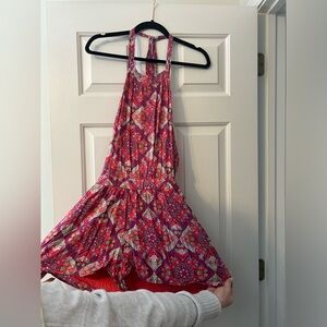 Free People Open Back Romper